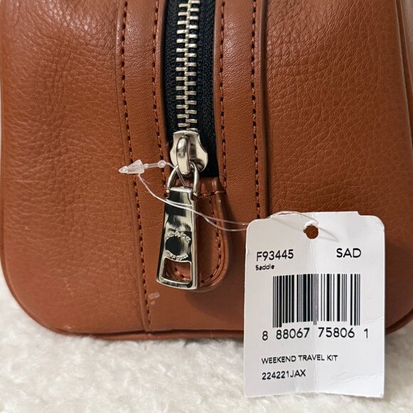 COACH Weekend Travel Kit Pouch, Saddle color - Picture 7 of 13